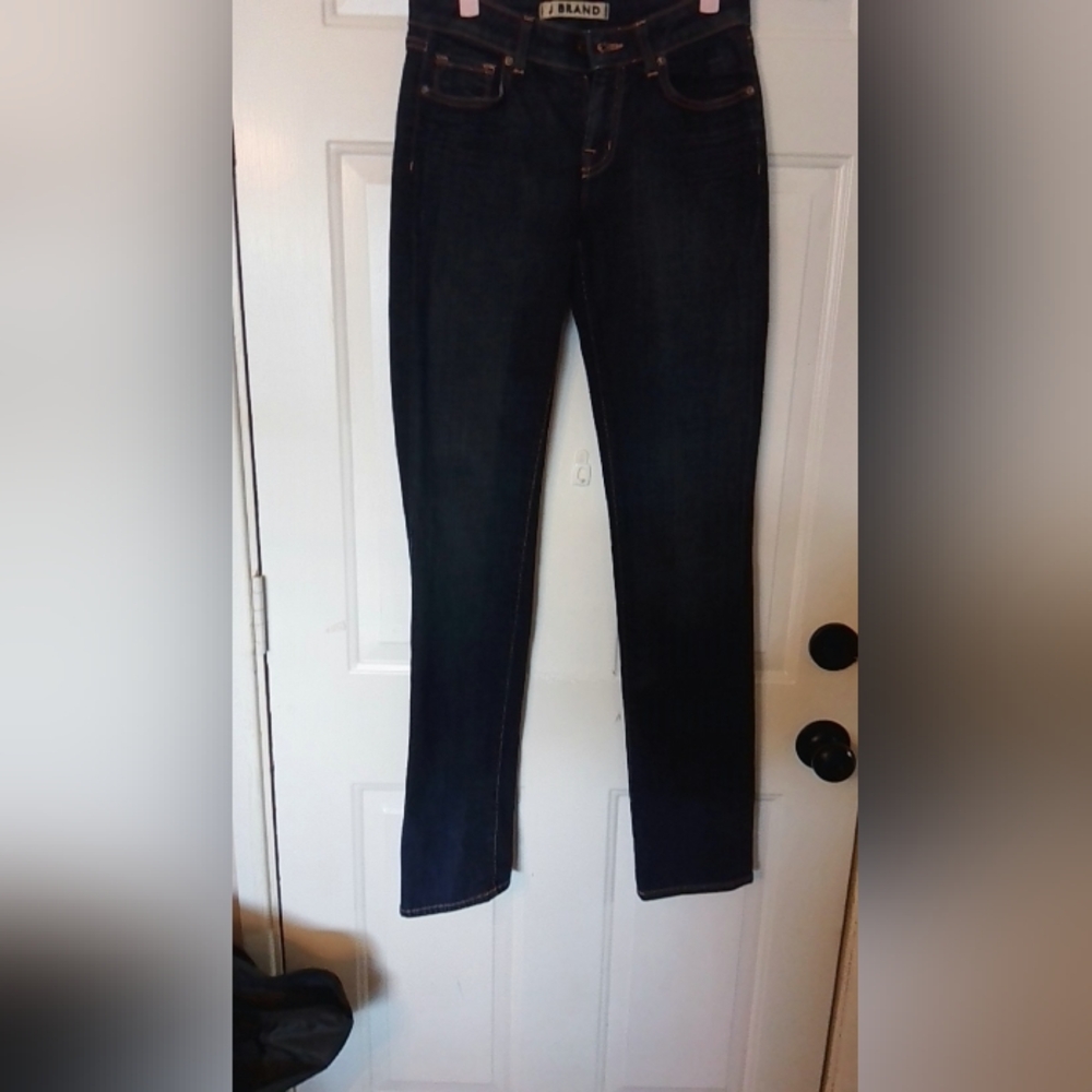 J Brand Women's Deep Indigo Straight Leg Jeans